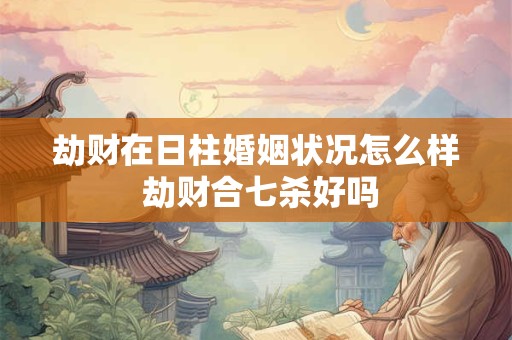劫财在日柱婚姻状况怎么样 劫财合七杀好吗