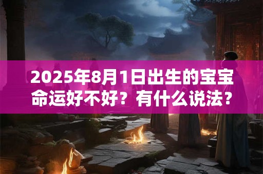 2025年8月1日出生的宝宝命运好不好？有什么说法？
