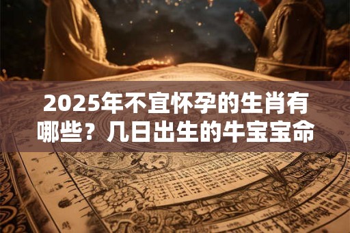 2025年不宜怀孕的生肖有哪些？几日出生的牛宝宝命好？