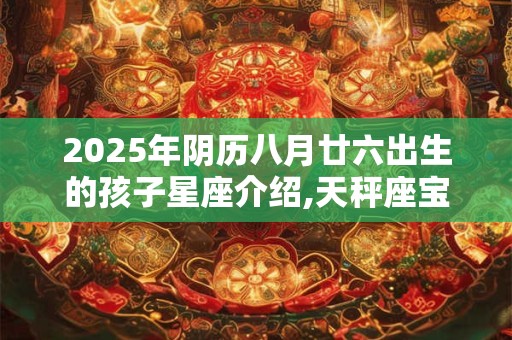 2025年阴历八月廿六出生的孩子星座介绍,天秤座宝宝