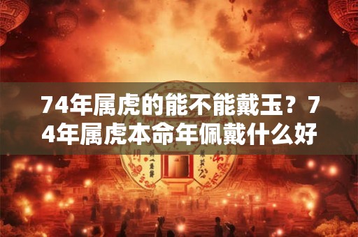 详细阅读:74年属虎的能不能戴玉?74年属虎本命年佩戴什么好? 74年属虎的能不能戴玉?74年属虎本命年佩戴什么好?