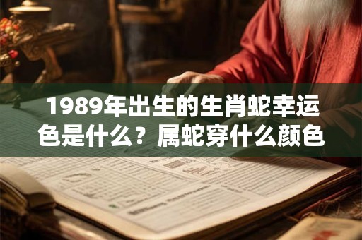 1989年出生的生肖蛇幸运色是什么？属蛇穿什么颜色好