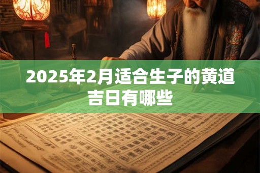 详细阅读:2025年2月适合生子的黄道吉日有哪些 2025年2月适合生子的黄道吉日有哪些