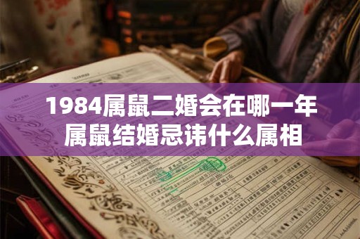 1984属鼠二婚会在哪一年 属鼠结婚忌讳什么属相