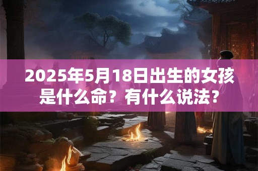 2025年5月18日出生的女孩是什么命？有什么说法？