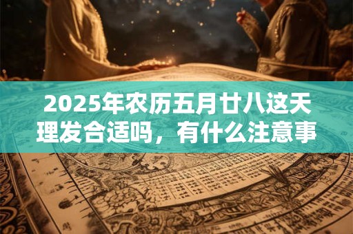 2025年农历五月廿八这天理发合适吗，有什么注意事项？