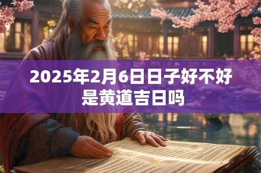 2025年2月6日日子好不好 是黄道吉日吗