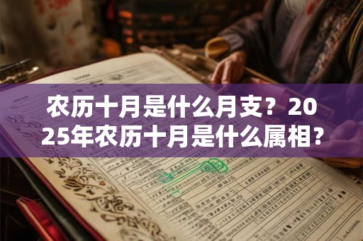 农历十月是什么月支？2025年农历十月是什么属相？