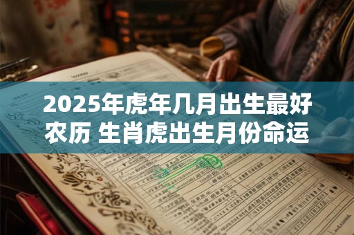 2025年虎年几月出生最好农历 生肖虎出生月份命运