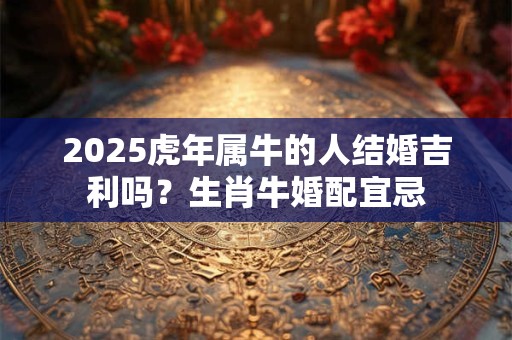 2025虎年属牛的人结婚吉利吗？生肖牛婚配宜忌