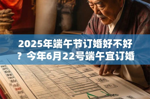 2025年端午节订婚好不好？今年6月22号端午宜订婚吗