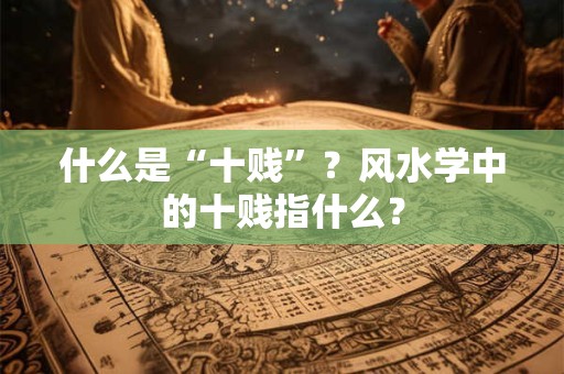 什么是“十贱”？风水学中的十贱指什么？