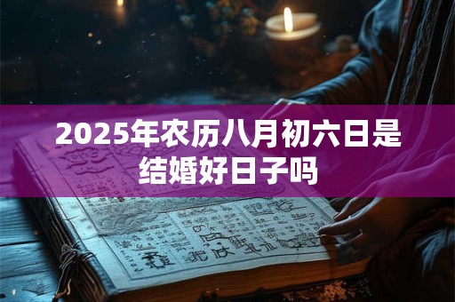 2025年农历八月初六日是结婚好日子吗