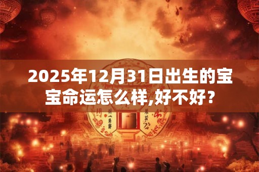 2025年12月31日出生的宝宝命运怎么样,好不好？