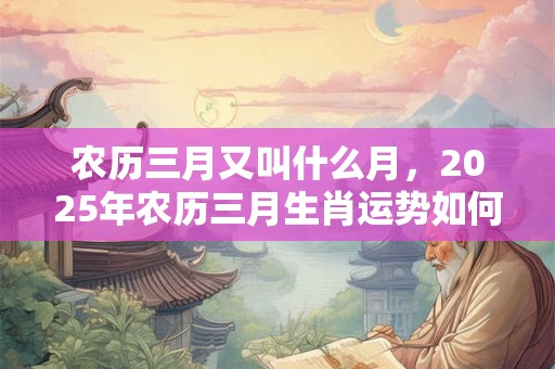 农历三月又叫什么月，2025年农历三月生肖运势如何？