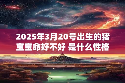 2025年3月20号出生的猪宝宝命好不好 是什么性格