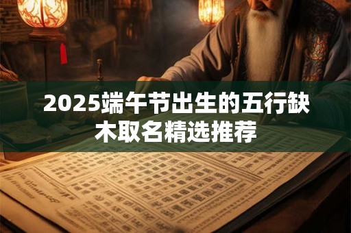 2025端午节出生的五行缺木取名精选推荐