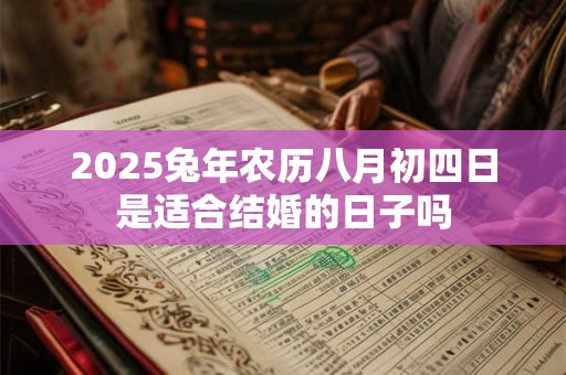 2025兔年农历八月初四日是适合结婚的日子吗