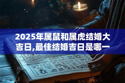 2025年属鼠和属虎结婚大吉日,最佳结婚吉日是哪一天？