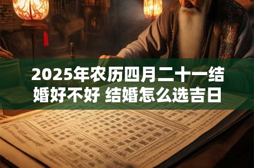 2025年农历四月二十一结婚好不好 结婚怎么选吉日