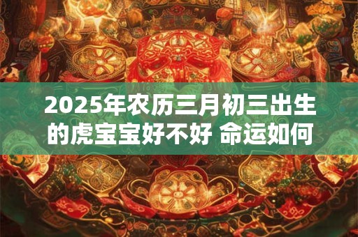 2025年农历三月初三出生的虎宝宝好不好 命运如何