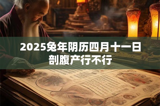 2025兔年阴历四月十一日剖腹产行不行