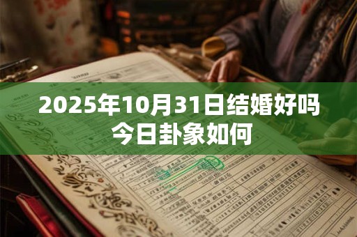 2025年10月31日结婚好吗 今日卦象如何