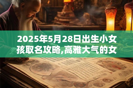 2025年5月28日出生小女孩取名攻略,高雅大气的女孩名字分享