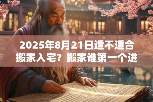 2025年8月21日适不适合搬家入宅？搬家谁第一个进门？