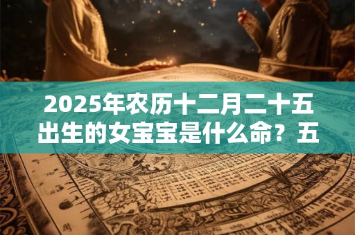 2025年农历十二月二十五出生的女宝宝是什么命？五行查询