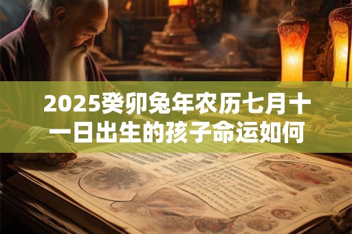2025癸卯兔年农历七月十一日出生的孩子命运如何