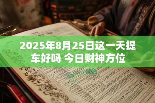 2025年8月25日这一天提车好吗 今日财神方位