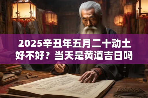 2025辛丑年五月二十动土好不好？当天是黄道吉日吗？
