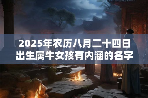 2025年农历八月二十四日出生属牛女孩有内涵的名字