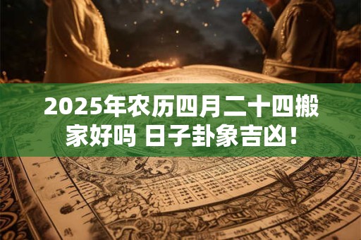 2025年农历四月二十四搬家好吗 日子卦象吉凶！