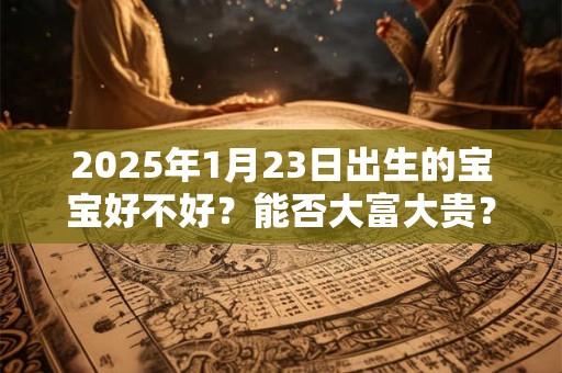 2025年1月23日出生的宝宝好不好？能否大富大贵？