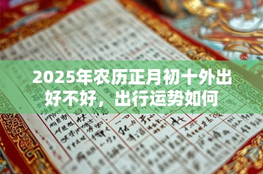 2025年农历正月初十外出好不好，出行运势如何