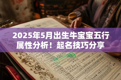 2025年5月出生牛宝宝五行属性分析！起名技巧分享