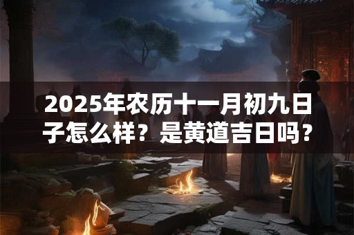2025年农历十一月初九日子怎么样？是黄道吉日吗？