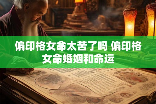 偏印格女命太苦了吗 偏印格女命婚姻和命运