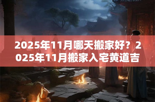 2025年11月哪天搬家好？2025年11月搬家入宅黄道吉日