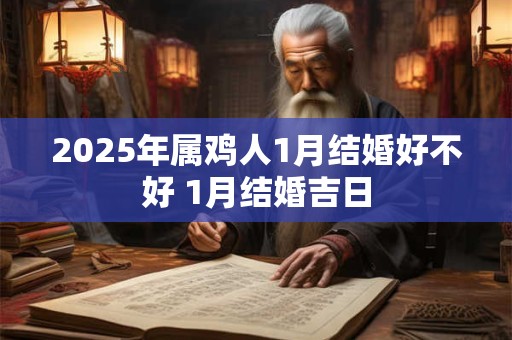 2025年属鸡人1月结婚好不好 1月结婚吉日