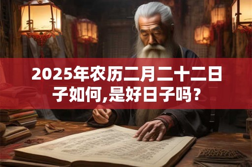 2025年农历二月二十二日子如何,是好日子吗？