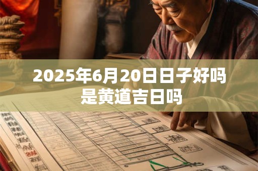详细阅读:2025年6月20日日子好吗 是黄道吉日吗 2025年6月20日日子好吗 是黄道吉日吗