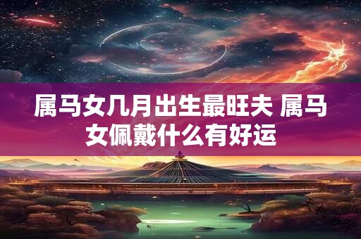 属马女几月出生最旺夫 属马女佩戴什么有好运