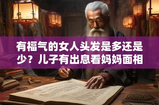 有福气的女人头发是多还是少？儿子有出息看妈妈面相