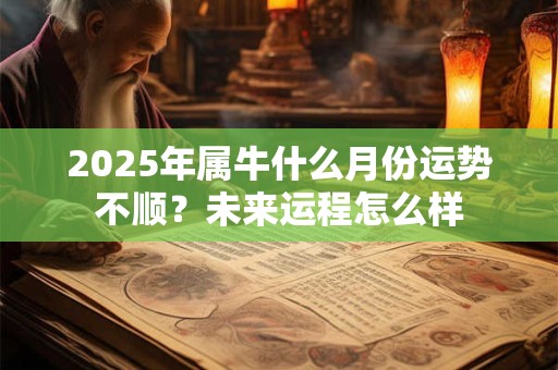 2025年属牛什么月份运势不顺？未来运程怎么样