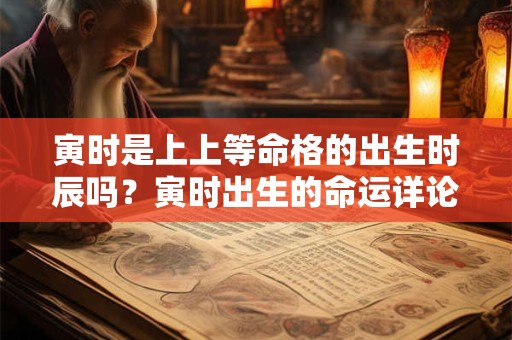 寅时是上上等命格的出生时辰吗？寅时出生的命运详论