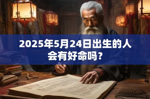 2025年5月24日出生的人会有好命吗？
