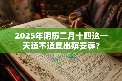 2025年阴历二月十四这一天适不适宜出殡安葬？